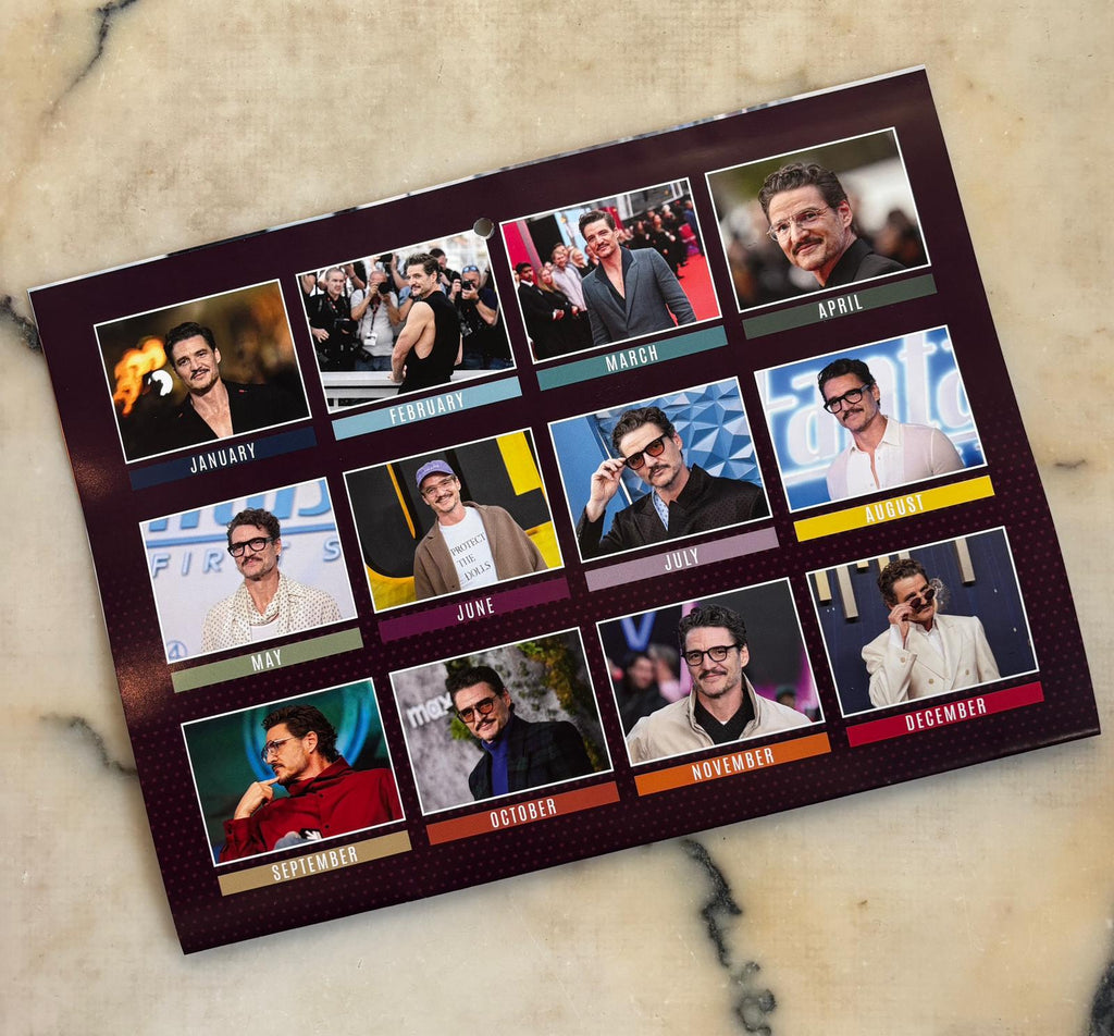 Ultimate Pedro Pascal Fan Pack: Including a Huge double sided poster, 2026 Calendar and sticker sheet