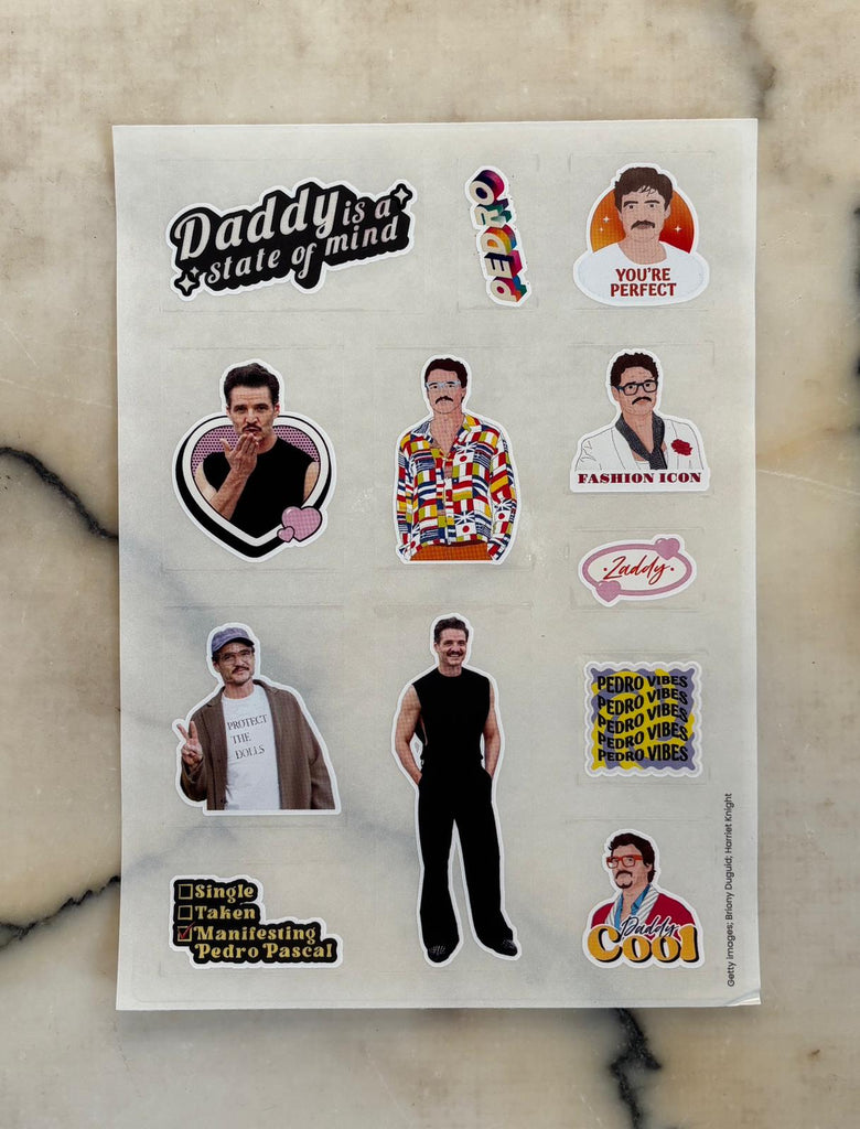 Ultimate Pedro Pascal Fan Pack: Including a Huge double sided poster, 2026 Calendar and sticker sheet