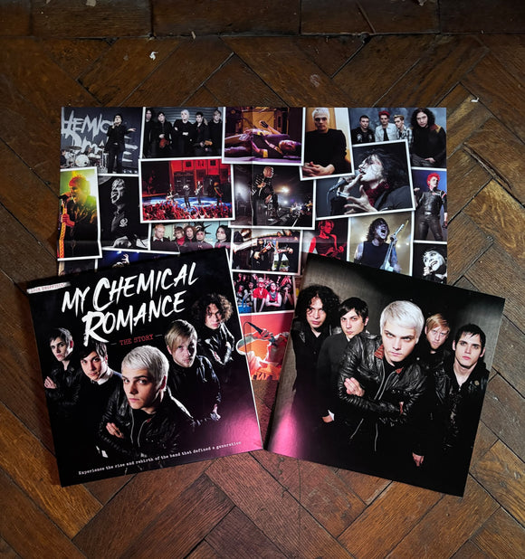 My Chemical Romance - The Story: Special Edition 'Vinyl-Format' Book and pull-out A2 poster