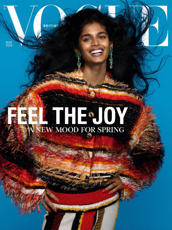 BRITISH Vogue UK Magazine March 2026 - Bhavitha Mandava