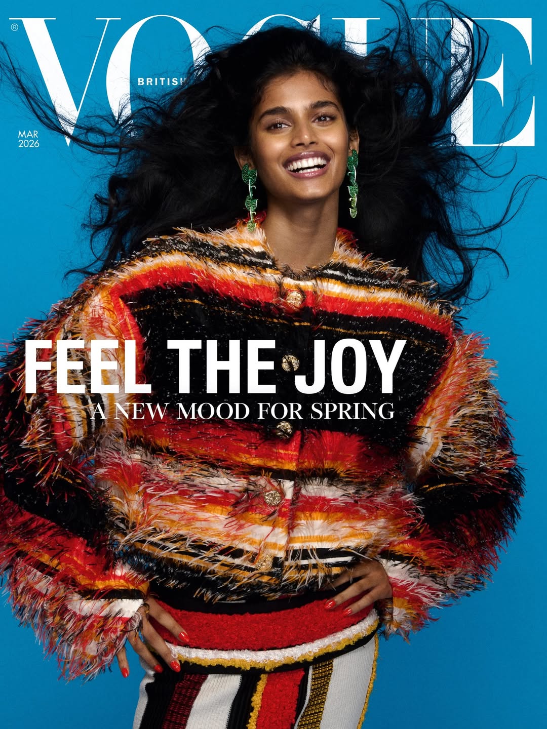 BRITISH Vogue UK Magazine March 2026 - Bhavitha Mandava