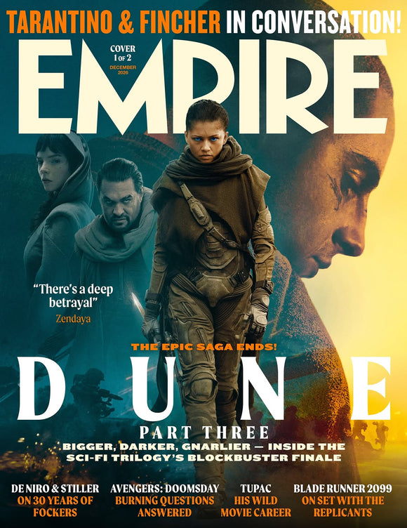 Empire Magazine December 2026 Dune: Part Three - Zendaya Cover