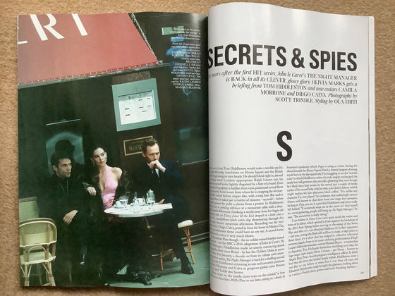 BRITISH Vogue UK Magazine December 2025 - Tom Hiddleston shoot