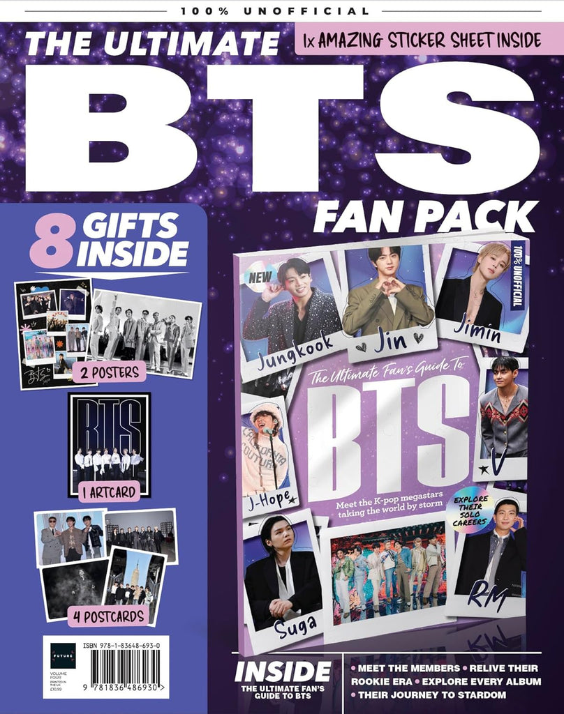 BTS Ultimate Fan Pack Magazine – 8 Gifts Inside Including Posters, Postcards & Art Card
