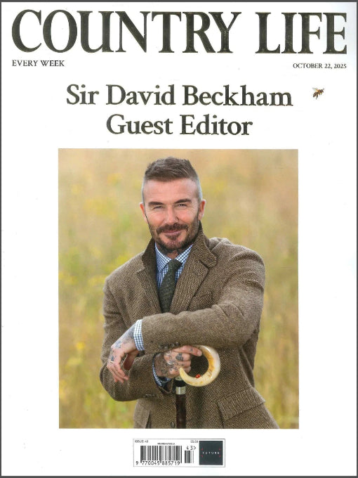 Country Life Magazine 22/10/2025 Guest edited by Sir David Beckham