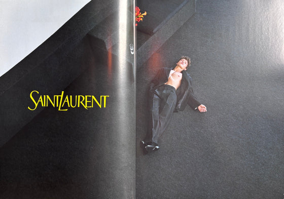 Dazed Magazine New Idols 2026 - Connor Storrie Saint Laurent Advert