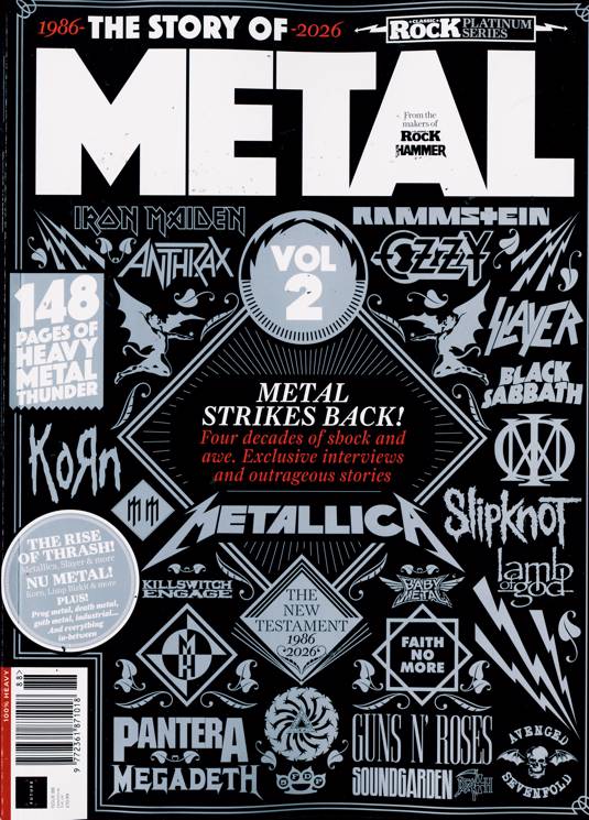 Classic Rock Platinum Magazine #88 - Story of Metal 1986-2026: Black Sabbath, Iron Maiden, Metallica, Rammstein