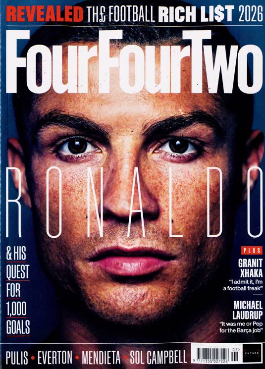 Four Four Two Magazine (UK) February 2026 - Football Rich List 2026: Cristiano Ronaldo