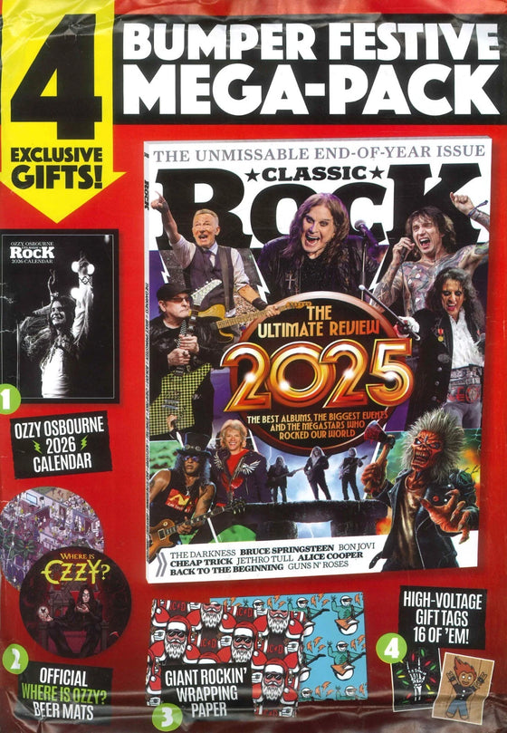 Classic Rock Magazine (UK) January 2026 (348) Iron Maiden Bruce Springsteen Alice Cooper Bon Jovi