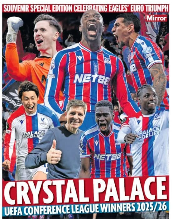 UEFA CONFERENCE WINNERS 2026 Special Issue - Crystal Palace The Eagles