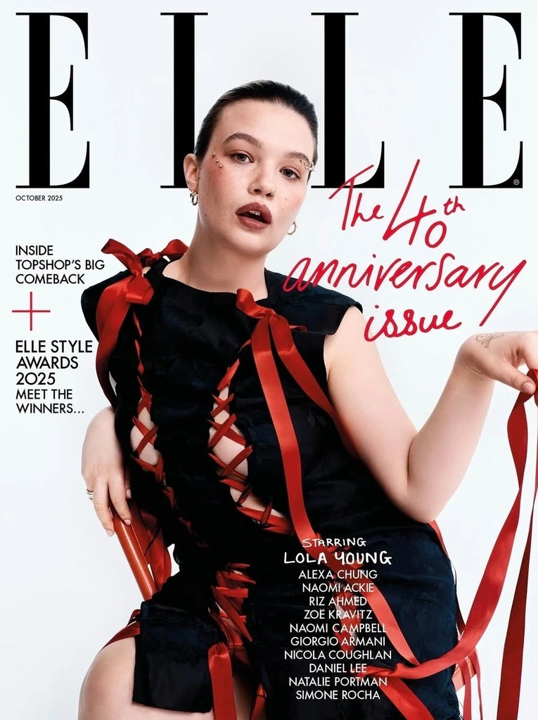 British Elle Magazine (UK) - Oct 2025 - Lola Young, Riz Ahmed, Natalie Portman, Naomi Chung