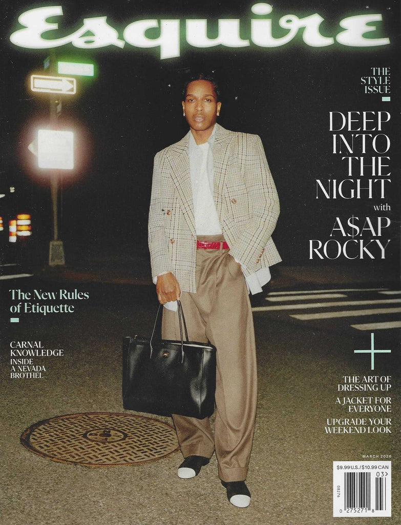 Esquire Magazine US March 2026 A$AP Rocky