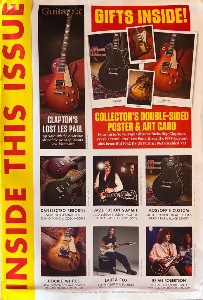 Guitarist Issue 539 August 2026 - Eric Clapton Lost Les Paul + 2 free gifts