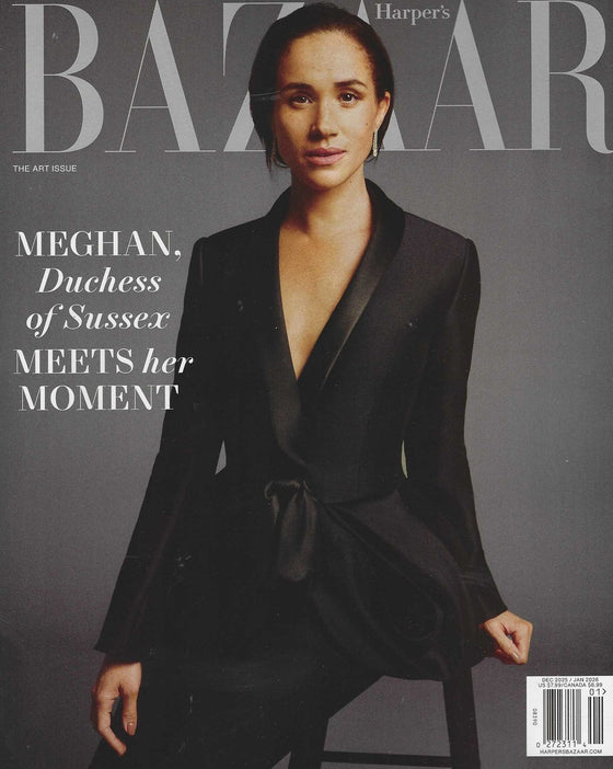 Harper's Bazaar US - December 2025 January 2026 - Meghan Markle, Duchess of Sussex - Art Issue - With Label