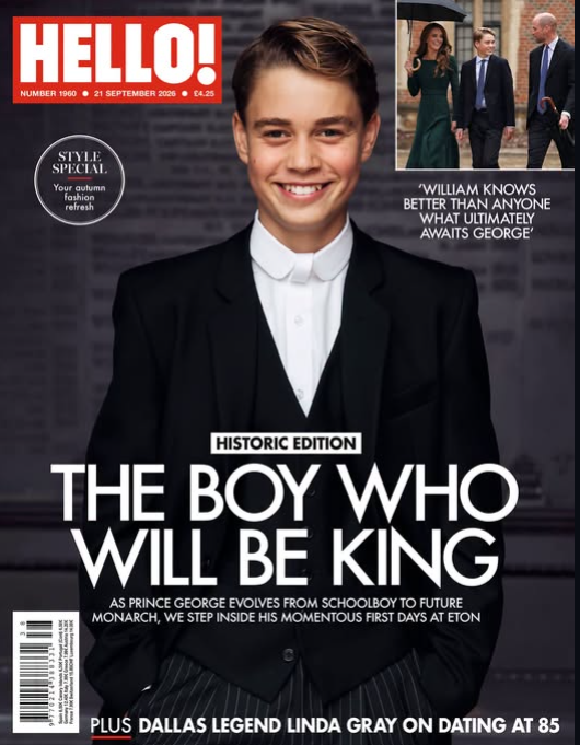 HELLO! Magazine September 2026 - Prince George