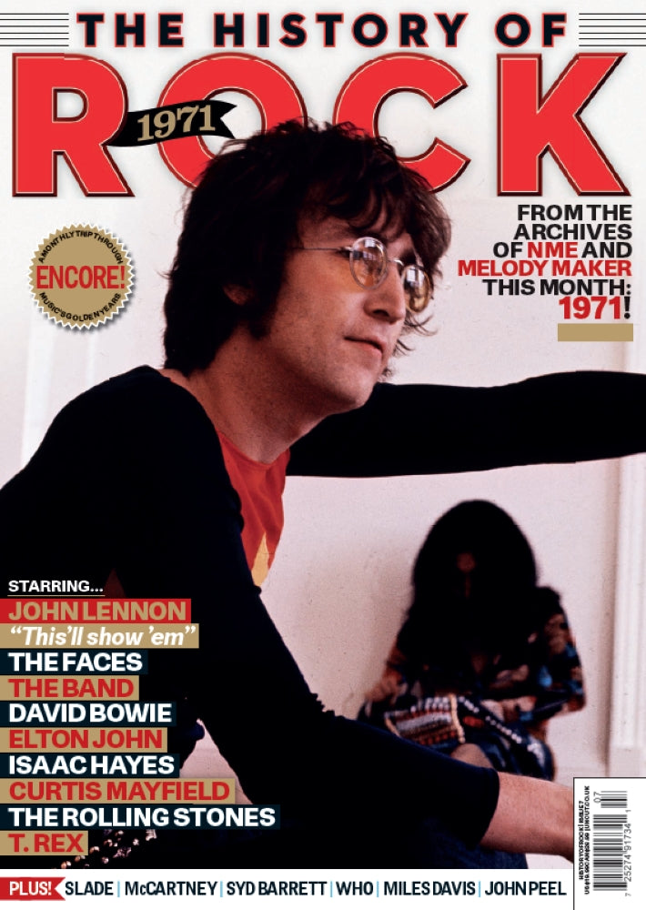 The History of Rock 1971 Magazine John Lennon - The Rolling Stones - David Bowie