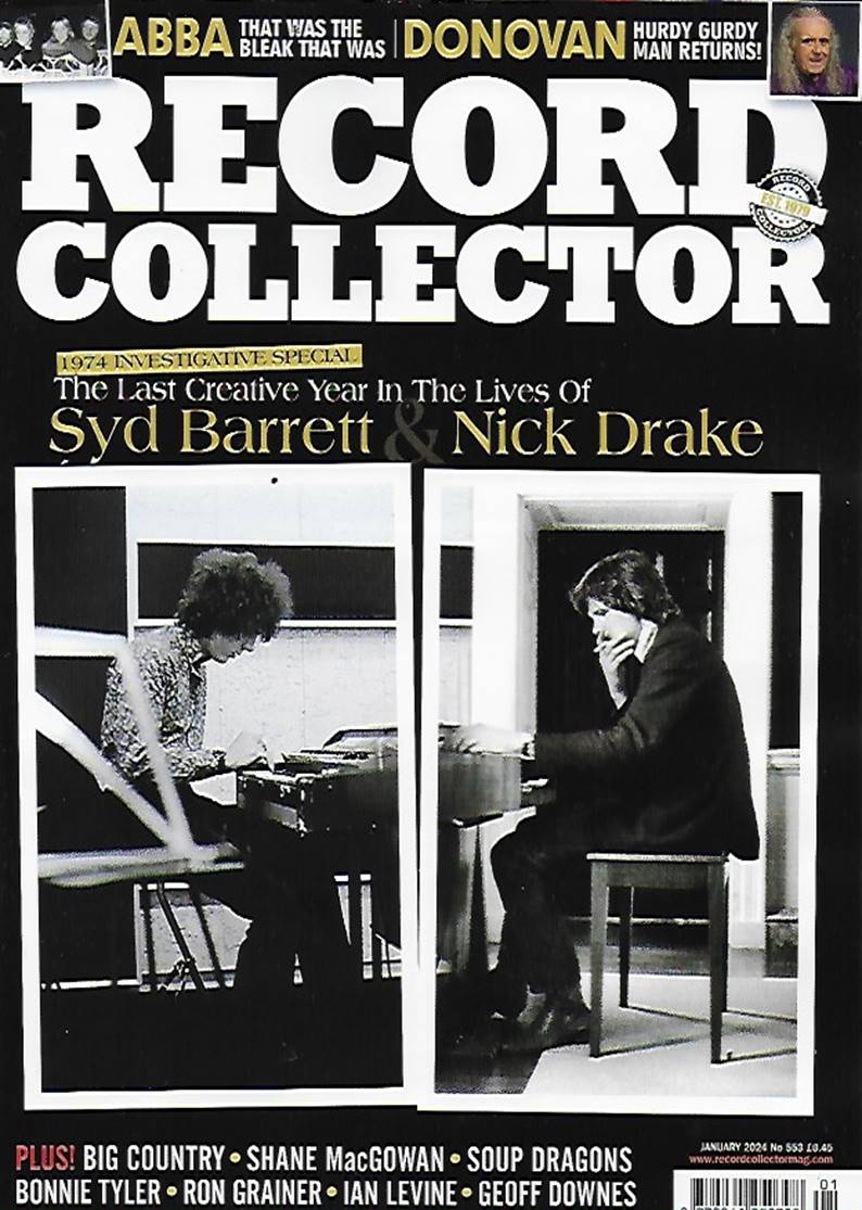 RECORD COLLECTOR #553 January 2024 Syd Barrett & Nick Drake Pink Floyd