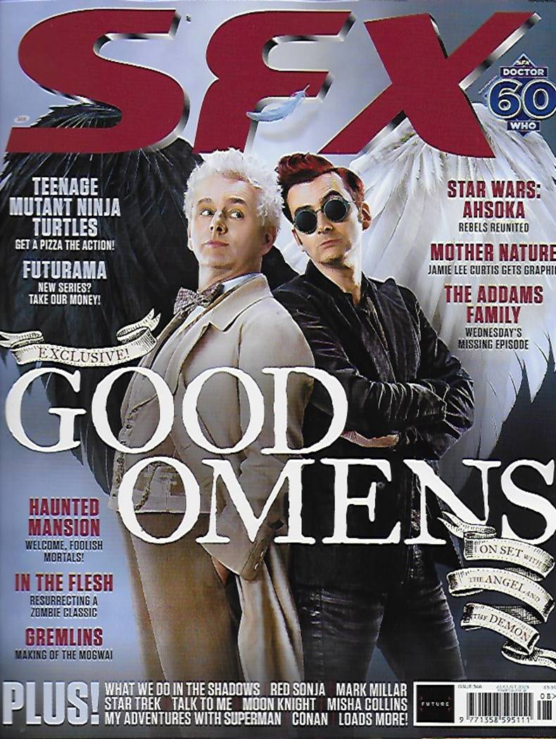 SFX Magazine Issue 368 / August 2023 GOOD OMENS David Tennant Michael Sheen