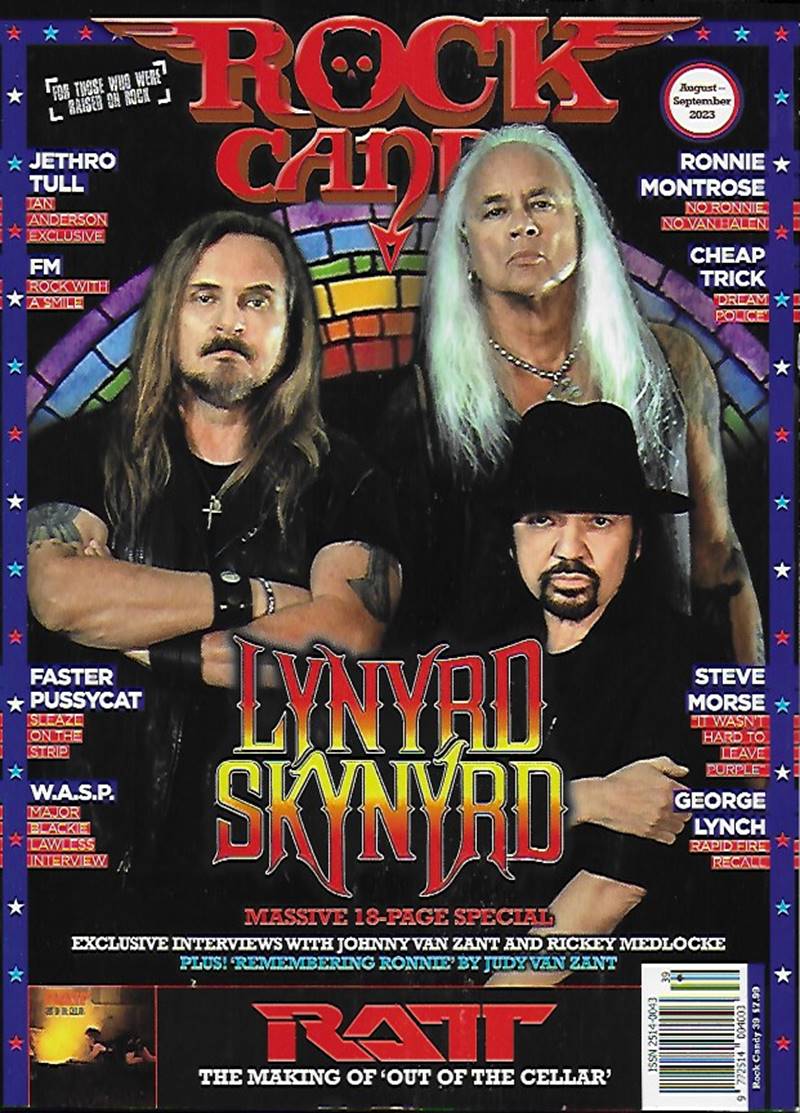 Rock Candy Magazine Issue 38 August 2023 Lynyrd Skynyrd 18 Page Special