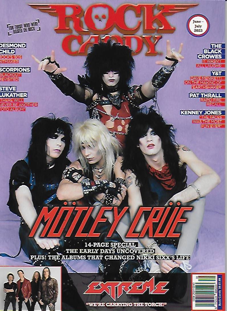 ROCK CANDY magazine June – July2023 Motley Crue 14 Page Special