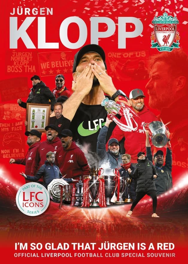 Jurgen Klopp Liverpool FC souvenir Magazine 2024