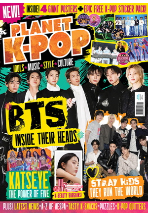 Planet K-Pop Magazine Issue 1 - BTS - KATSEYE - Stray Kids - Posters & Sticker Pack