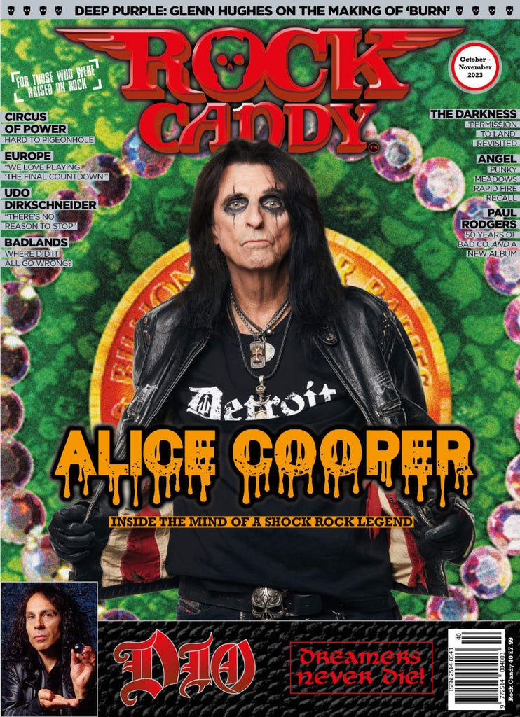 Rock Candy Magazine Issue 40 October-November 2023 Alice Cooper
