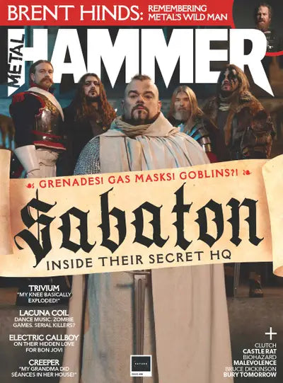 METAL HAMMER #406 November 2025 SABATON Lacuna Coils BRENT HINDS Hanabie