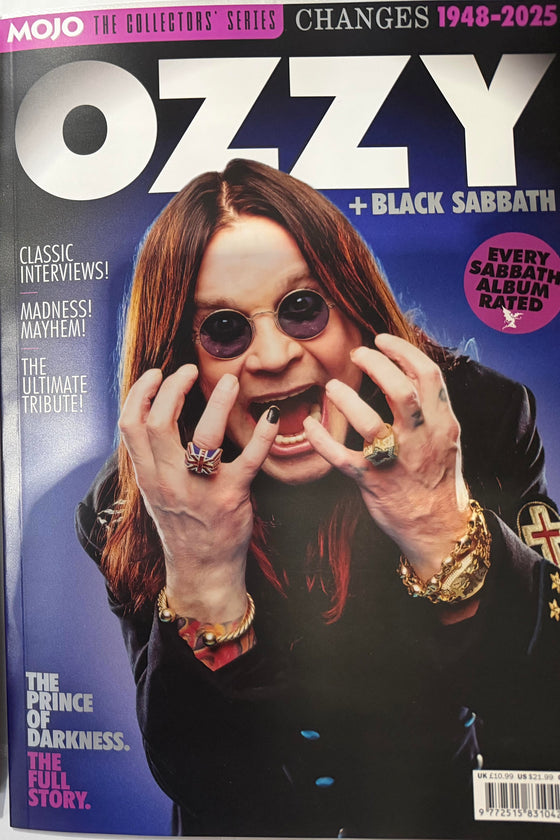 MOJO Collectors Series: Ozzy Osbourne Changes 1948–2025 + Black Sabbath Special