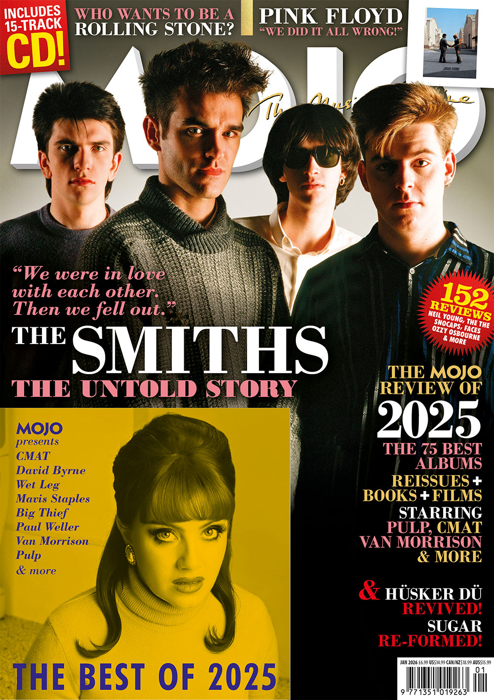 MOJO Magazine 386 – January 2026: The Smiths + Free Best Of 2025 CD ...