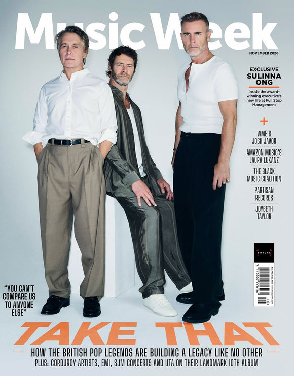 Music Week November 2026 - Take That