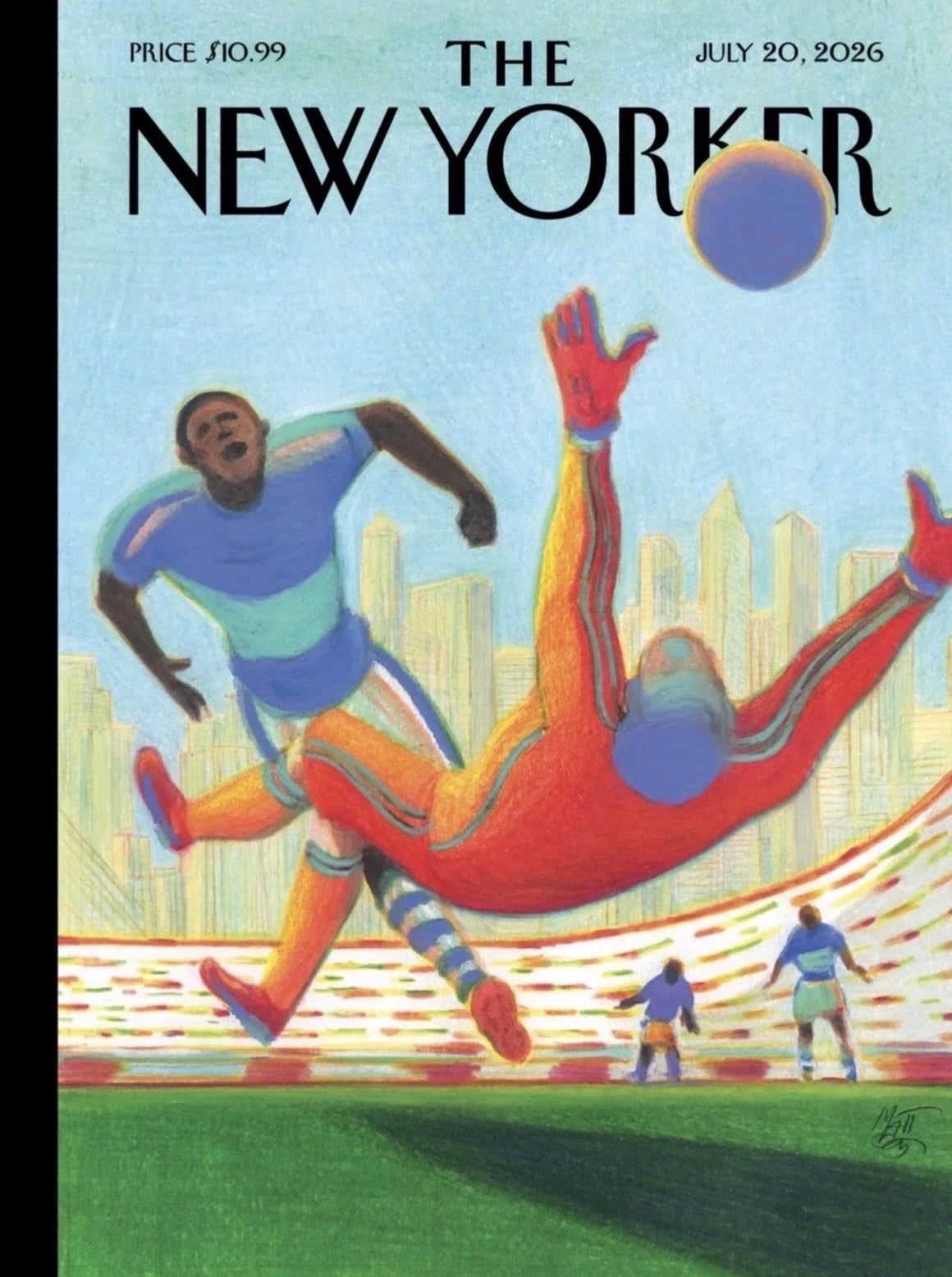 The New Yorker Magazine - July 20 2026 - The Beautiful Game - Lorenzo Mattotti
