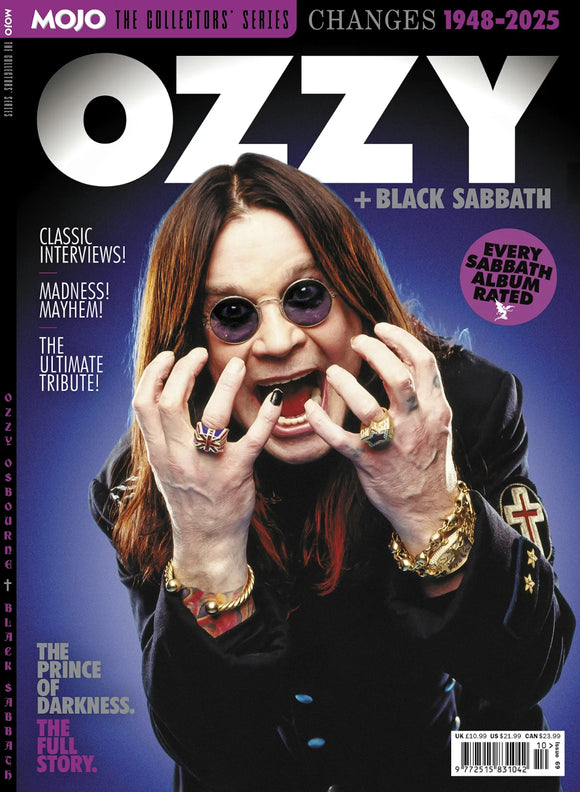 MOJO Collectors Series: Ozzy Osbourne Changes 1948–2025 + Black Sabbath Special