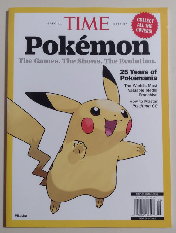 Time Magazine Special: 2025 Pokémon Pikachu Cover