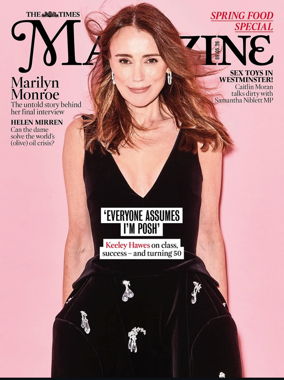THE TIMES Magazine 9th May 2026 KEELEY HAWES Marilyn Monroe