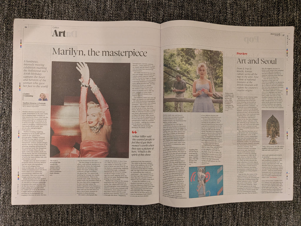 OBSERVER NEW Review Magazine June 7 2026 - Ebon Moss-Bachrach Marilyn Monroe