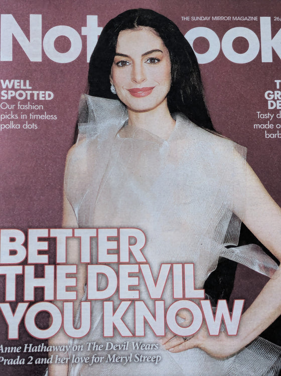 NOTEBOOK Magazine April 26 2026 Anne Hathaway Devil Wears Prada 2