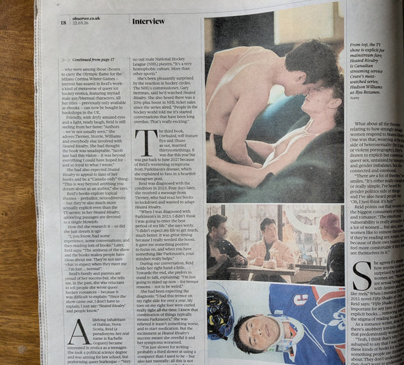 OBSERVER NEW REVIEW 22 March 2026 - Heated Rivalry Connor Storrie Hudson Williams