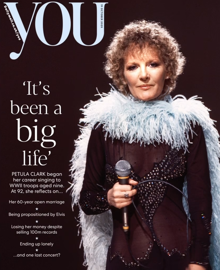 YOU Magazine 19 October 2025 PETULA CLARK