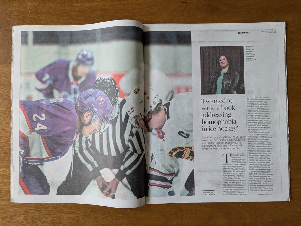 OBSERVER NEW REVIEW 22 March 2026 - Heated Rivalry Connor Storrie Hudson Williams