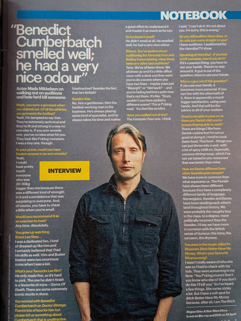 SHORTLIST Magazine 16 March 2017 Mads Mikkelsen