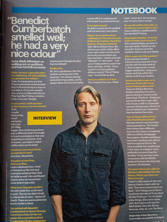 SHORTLIST Magazine 16 March 2017 Mads Mikkelsen