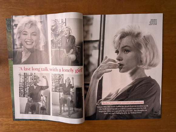 THE TIMES Magazine 9th May 2026 KEELEY HAWES Marilyn Monroe