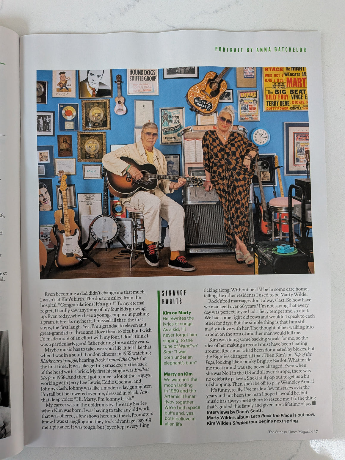 Sunday Times Mag May 3rd 2026: ZACK POLANSKI Kim Wilde & Marty
