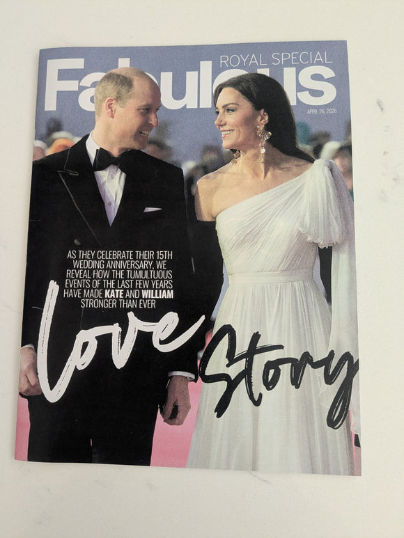 FABULOUS Magazine April 26 2026 Kate Middleton & Prince William
