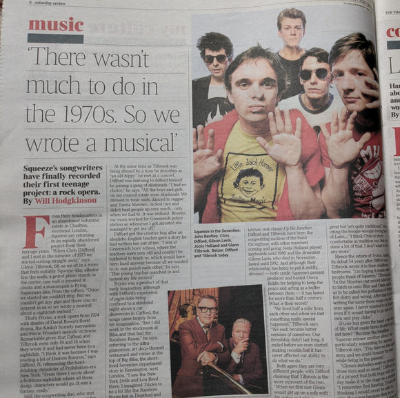 TIMES Review 7 March 2026 - ELIJAH WOOD Lord Of The Rings SQUEEZE