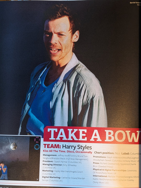 MUSIC WEEK MAGAZINE MAY 2026 - Maisie Peters Harry Styles