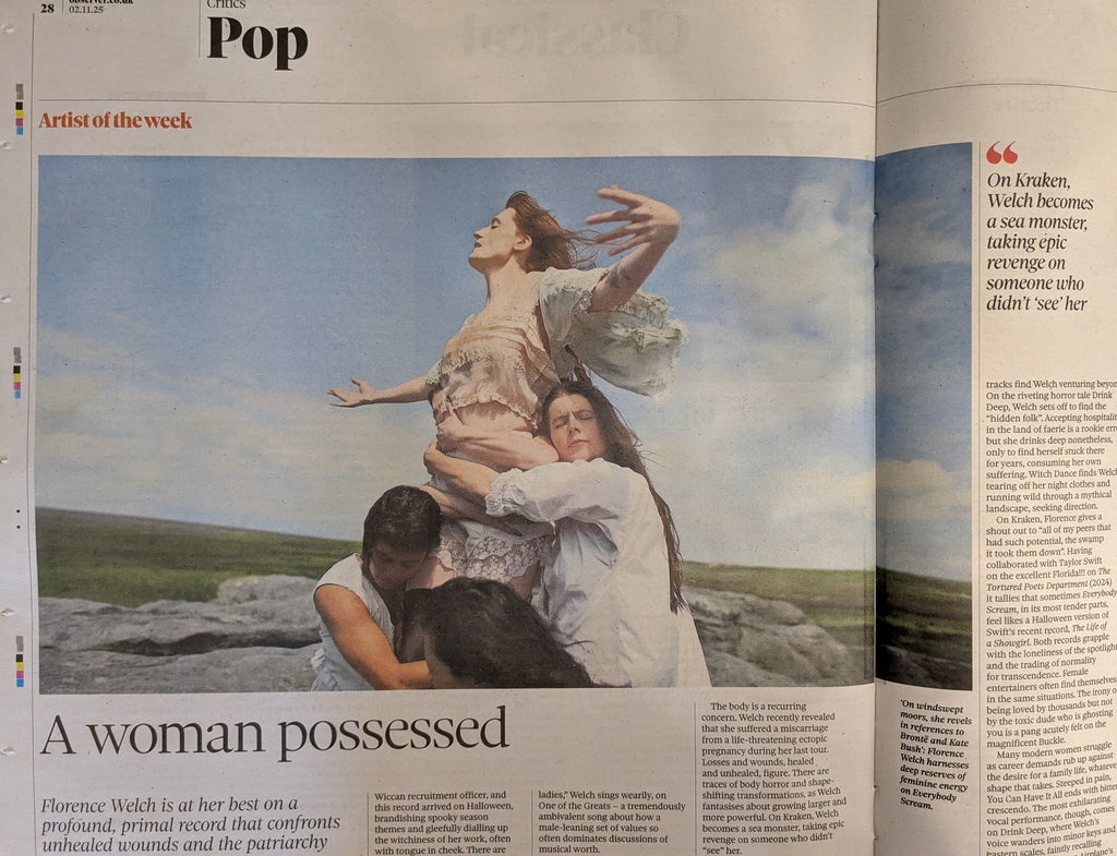 OBSERVER NEW REVIEW 02-November-2025 PATTI SMITH Leo Suter Florence Welch