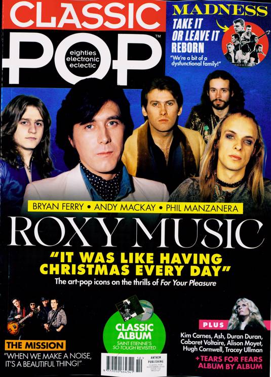 Classic Pop #110: October 2026 - Roxy Music