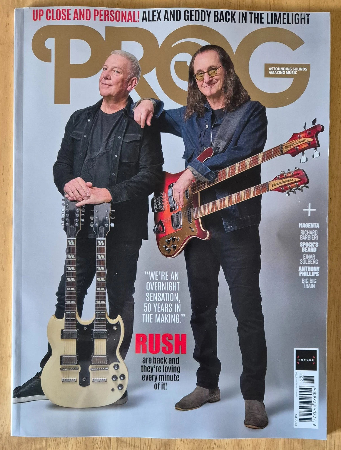 Prog Magazine (UK) - April 2026 (169) - Rush - Includes Alex & Geddy Art Card